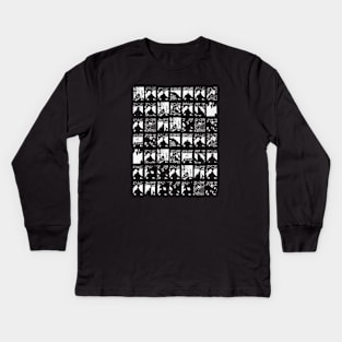 Death Grid Kids Long Sleeve T-Shirt